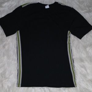 Black Shirt w/ Neon Stripe